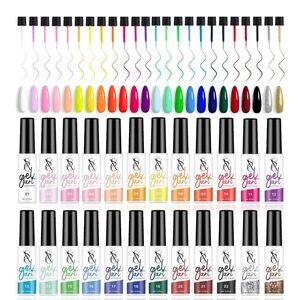 24 Colors Gel Art  Sxc Cosmetics Professional